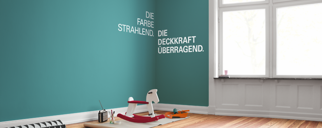 Beachten Sie ein paar einfache Regeln, um beim Streichen immer die optimale Deckkraft erzielen.